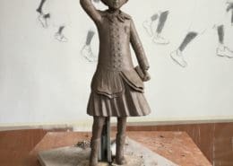 Statue du Petit Marcel par l'artiste Charles Sauvat