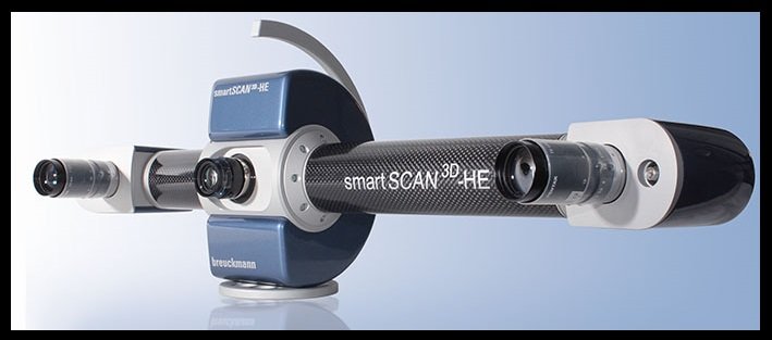 le scanner breuckmann permet une parfairte calibration pour le scan 3D