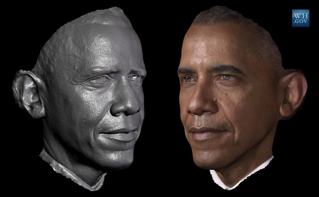 facescan 3D de barack obama