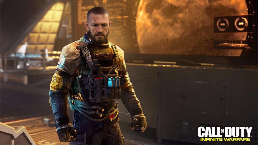 conor mcgregor numérisé en 3D dans le jeu call of duty