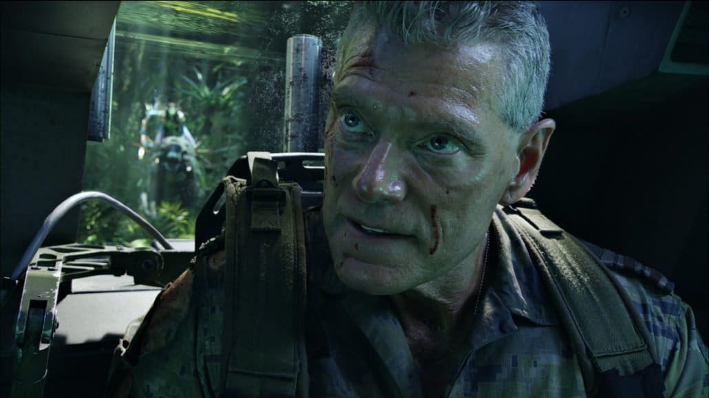 l'acteur Stephen Lang a été entièrement numérisé pour le film avatar, afin de placer son double digital dans l'univers virtuel