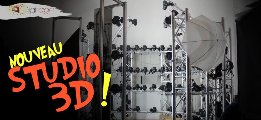 le studio 3D de digitage est en préparation pour une qualité de nos modèles 3D en encore plus haute résolution. Plus que jamais à la pointe du scan 3D;