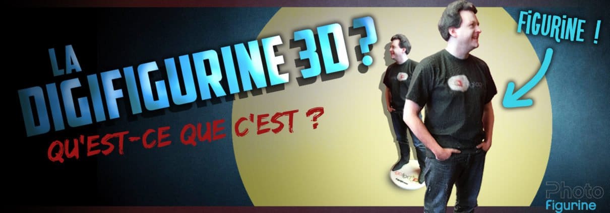 le scan 3d permet de modéliser une copie virtuelle, l'impression 3d en fait une digifigurine 3d
