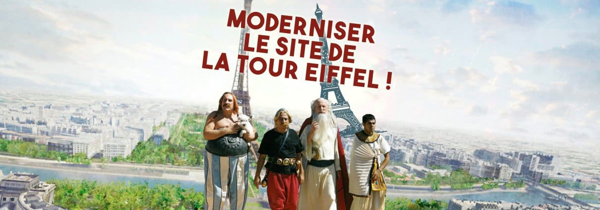 le scan 3d a été utilisé pour créer le site dans lequel se trouve la tour eiffel, pour qu'il soit modernisé