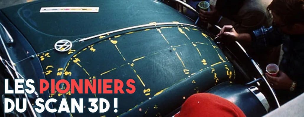 la voiture volkswage beetle a été le premier objet scanné en 3d