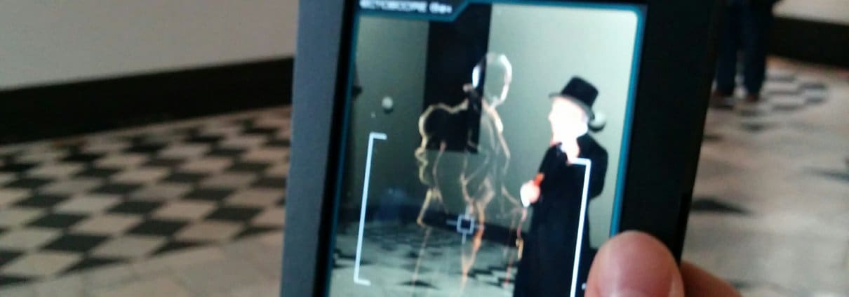 Chasse au fantômes sur l'application Spirited