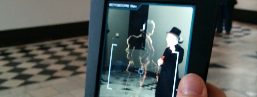 Chasse au fantômes sur l'application Spirited